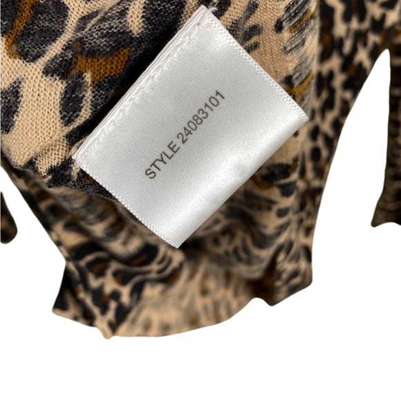 Tory Burch Leopard Print Women's Sweater - Picture 5 of 5